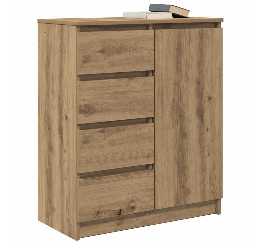 vidaXL Sideboard Sideboard mit Schubladen Artisan-Eiche 71x35x84cm Holzwerkstoff (1 St) – Bild 4 von 5