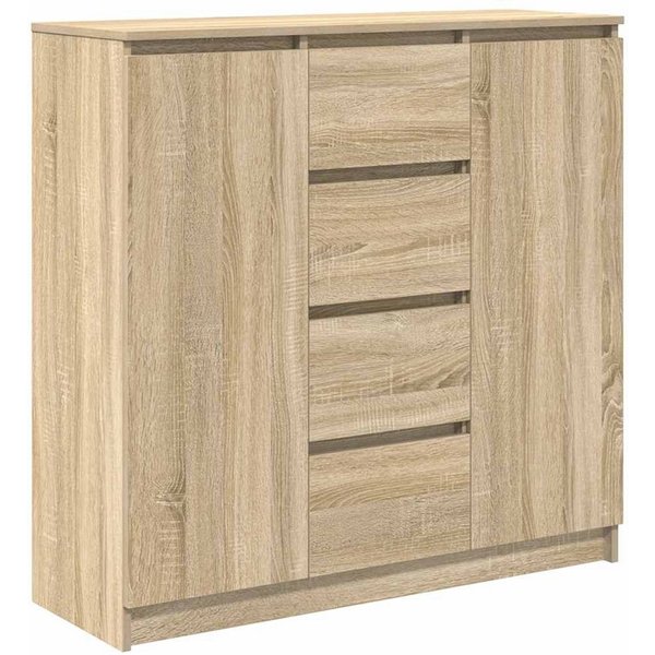 vidaXL Sideboard Sideboard mit Schubladen Sonoma-Eiche 100,5x35x98,5 cm (1 St)