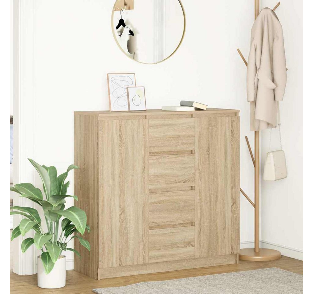 vidaXL Sideboard Sideboard mit Schubladen Sonoma-Eiche 100,5x35x98,5 cm (1 St) – Bild 2 von 5