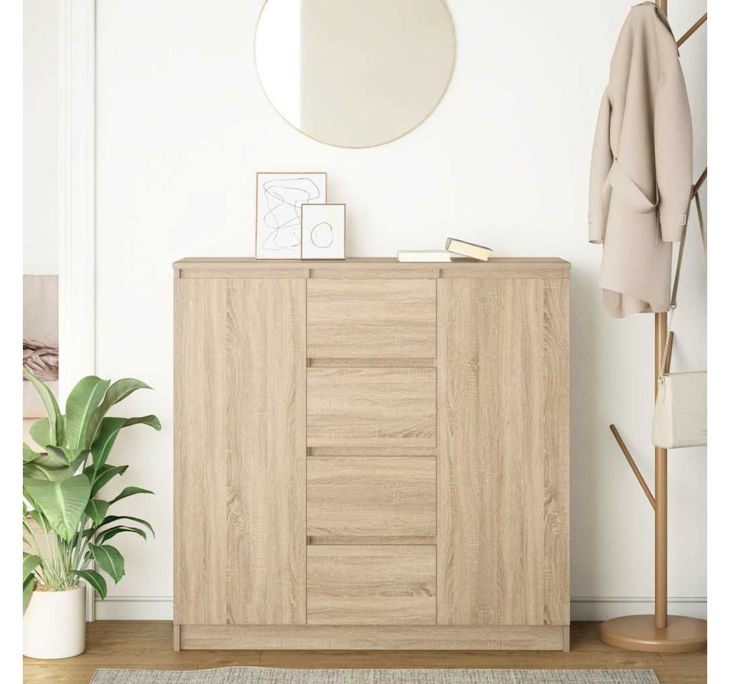 vidaXL Sideboard Sideboard mit Schubladen Sonoma-Eiche 100,5x35x98,5 cm (1 St) – Bild 3 von 5