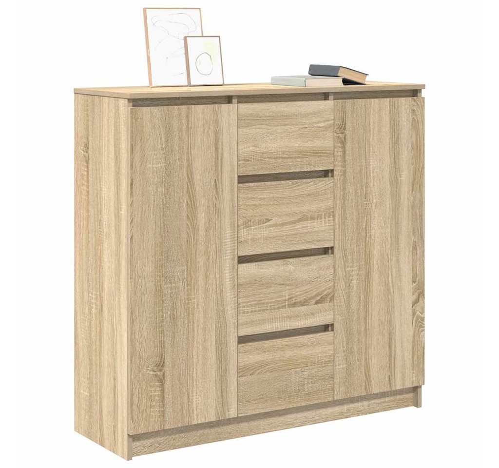 vidaXL Sideboard Sideboard mit Schubladen Sonoma-Eiche 100,5x35x98,5 cm (1 St) – Bild 4 von 5