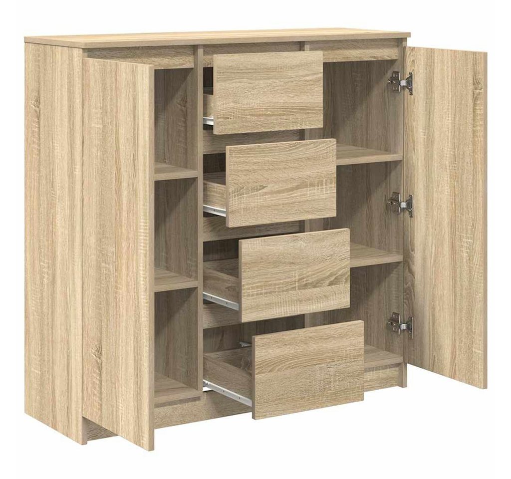 vidaXL Sideboard Sideboard mit Schubladen Sonoma-Eiche 100,5x35x98,5 cm (1 St) – Bild 5 von 5