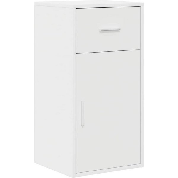 vidaXL Sideboard Sideboard mit Schubladen Weiß 38 x 34 x 75 cm (1 St)