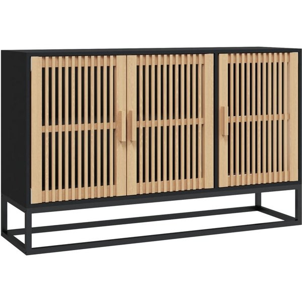 vidaXL Sideboard Sideboard Schwarz 105x30x65 cm Holzwerkstoff (1 St)