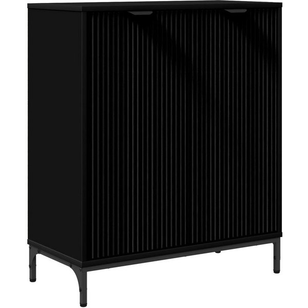 vidaXL Sideboard Sideboard Schwarz 69,5 x 33 x 82 cm Holzwerkstoff (1 St)