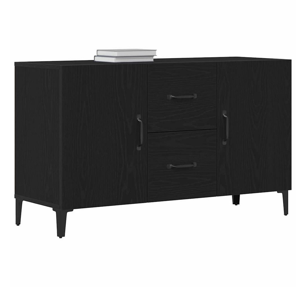 vidaXL Sideboard Sideboard Schwarz Eichen-Optik 100 x 36 x 60 cm Holzwerkstoff (1 St) – Bild 3 von 5