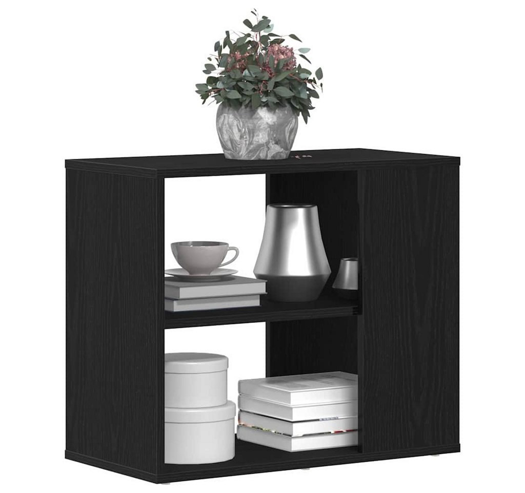 vidaXL Sideboard Sideboard Schwarz Eichen-Optik 60 x 30 x 50 cm Holzwerkstoff (1 St) – Bild 3 von 5