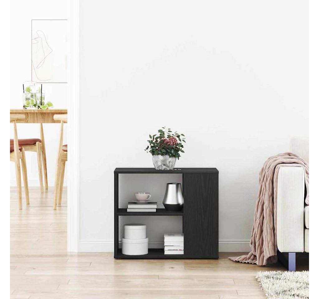 vidaXL Sideboard Sideboard Schwarz Eichen-Optik 60 x 30 x 50 cm Holzwerkstoff (1 St) – Bild 4 von 5