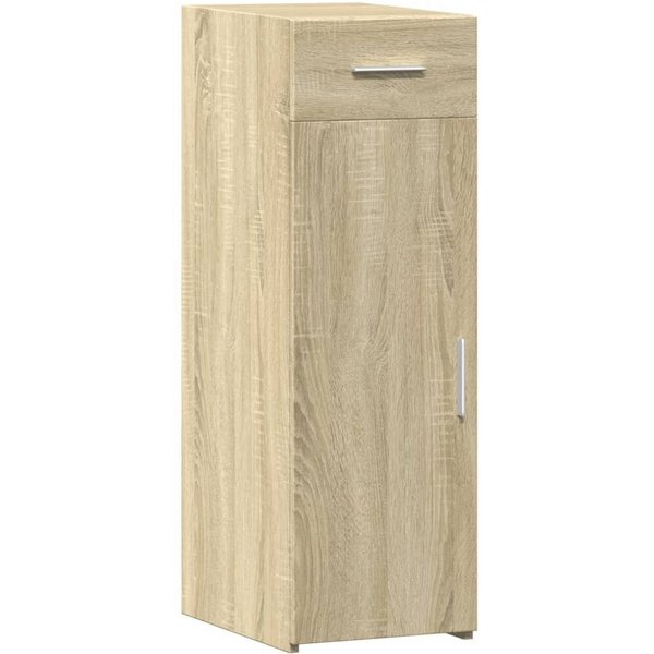 vidaXL Sideboard Sideboard Sonoma-Eiche 30x42,5x93 cm Holzwerkstoff (1 St)