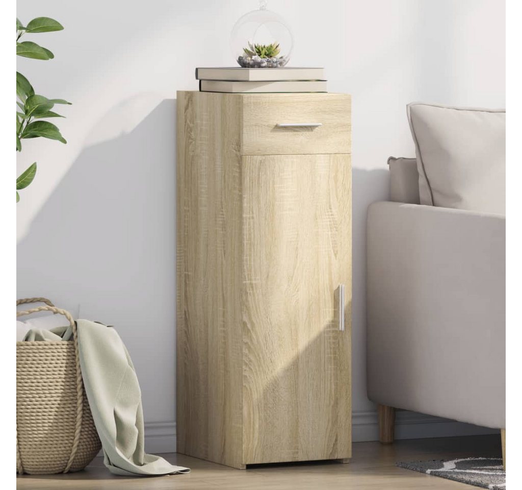 vidaXL Sideboard Sideboard Sonoma-Eiche 30x42,5x93 cm Holzwerkstoff (1 St) – Bild 2 von 5