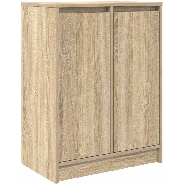 vidaXL Sideboard Sideboard Sonoma-Eiche 57x34x76 cm Holzwerkstoff (1 St)