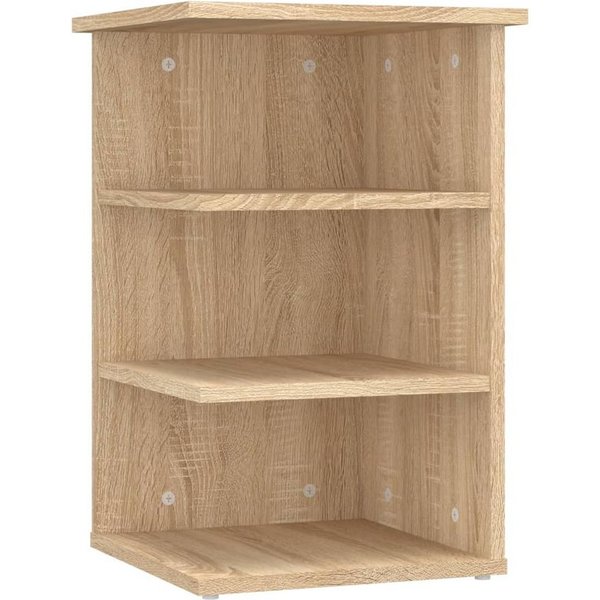 vidaXL Sideboard, Beistellregal Sonoma-Eiche 35x35x55 cm Holzwerkstoff