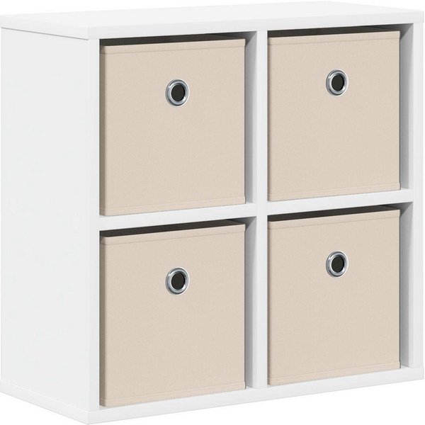 vidaXL Sideboard Sideboard Weiß 49,5 x 22 x 47 cm (1 St)