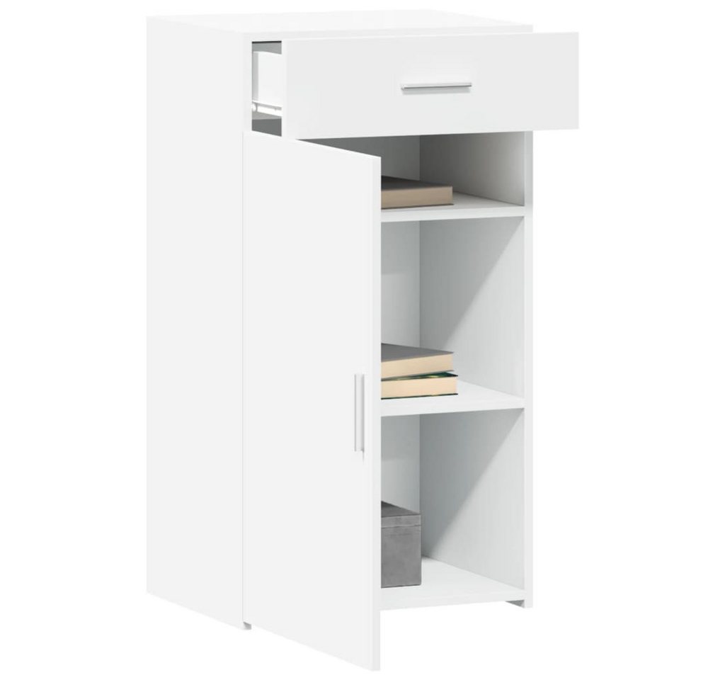 vidaXL Sideboard Sideboard Weiß 50x42,5x93 cm Holzwerkstoff (1 St) – Bild 3 von 5