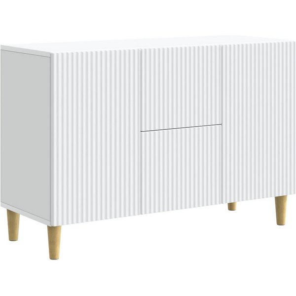vidaXL Sideboard Sideboard Weiß 89 x 34,5 x 60 cm Holzwerkstoff (1 St)