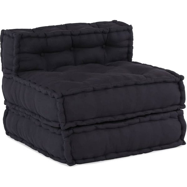 vidaXL Sitzauflage Modulares Sofaelement Anthrazit 70x70x54 cm Stoff, (1 St)