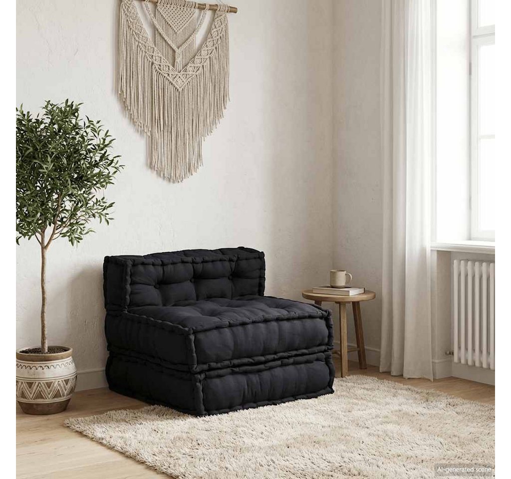 vidaXL Sitzauflage Modulares Sofaelement Anthrazit 70x70x54 cm Stoff, (1 St) – Bild 2 von 5