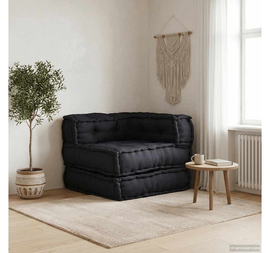 vidaXL Sitzauflage Modulares Sofaelement Anthrazit 70x70x54 cm Stoff, (1 St) – Bild 2 von 5