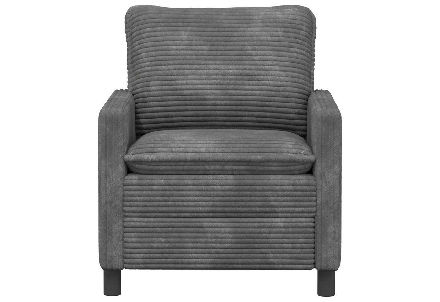 vidaXL Sofa Sofa Hellgrau 76 x 81 x 87,5 cm Polyester, 1 Teile, Sofa Hellgrau 76 x 81 x 87,5 cm Polyester – Bild 3 von 5