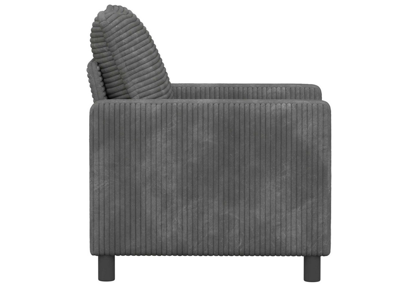 vidaXL Sofa Sofa Hellgrau 76 x 81 x 87,5 cm Polyester, 1 Teile, Sofa Hellgrau 76 x 81 x 87,5 cm Polyester – Bild 4 von 5