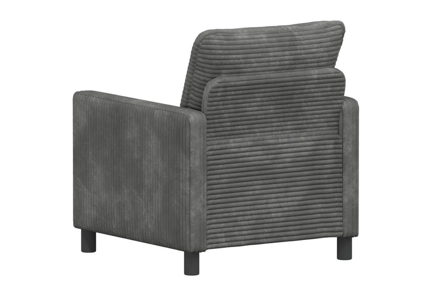 vidaXL Sofa Sofa Hellgrau 76 x 81 x 87,5 cm Polyester, 1 Teile, Sofa Hellgrau 76 x 81 x 87,5 cm Polyester – Bild 5 von 5