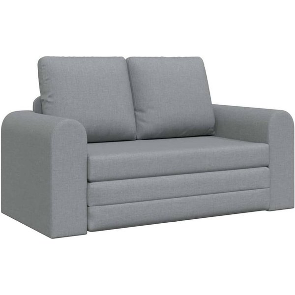 vidaXL Sofa Schlafsofa Hellgrau 148 x 71 x 83 cm Stoff, 1 Teile