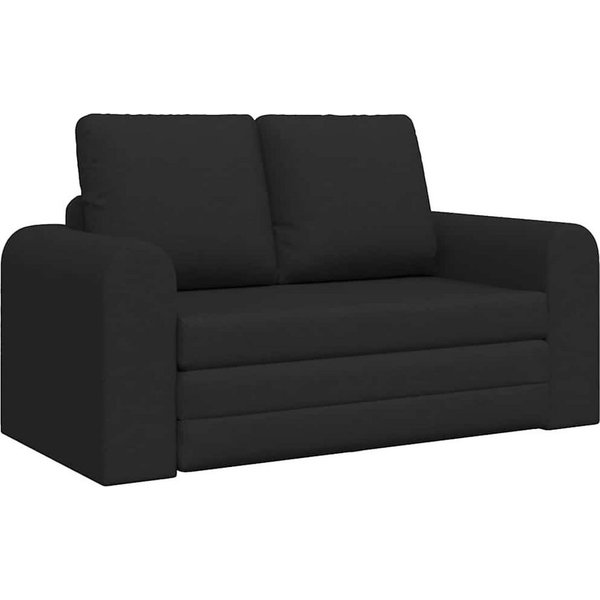 vidaXL Sofa Schlafsofa Schwarz 148 x 71 x 83 cm Stoff, 1 Teile
