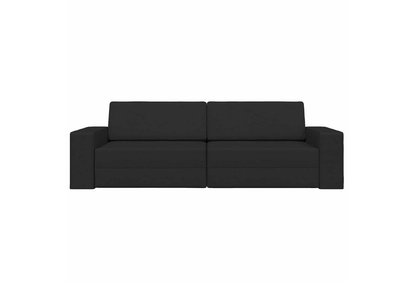 vidaXL Sofa Schlafsofa Schwarz 245 x 78 x 77 cm Stoff, 1 Teile – Bild 5 von 5