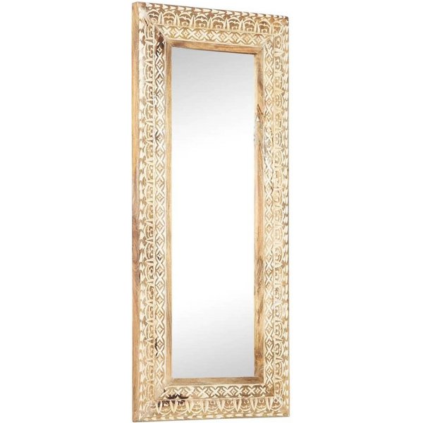 vidaXL Spiegel Spiegel Handgeschnitzt 110x50x2,6 cm Massivholz (1-St)