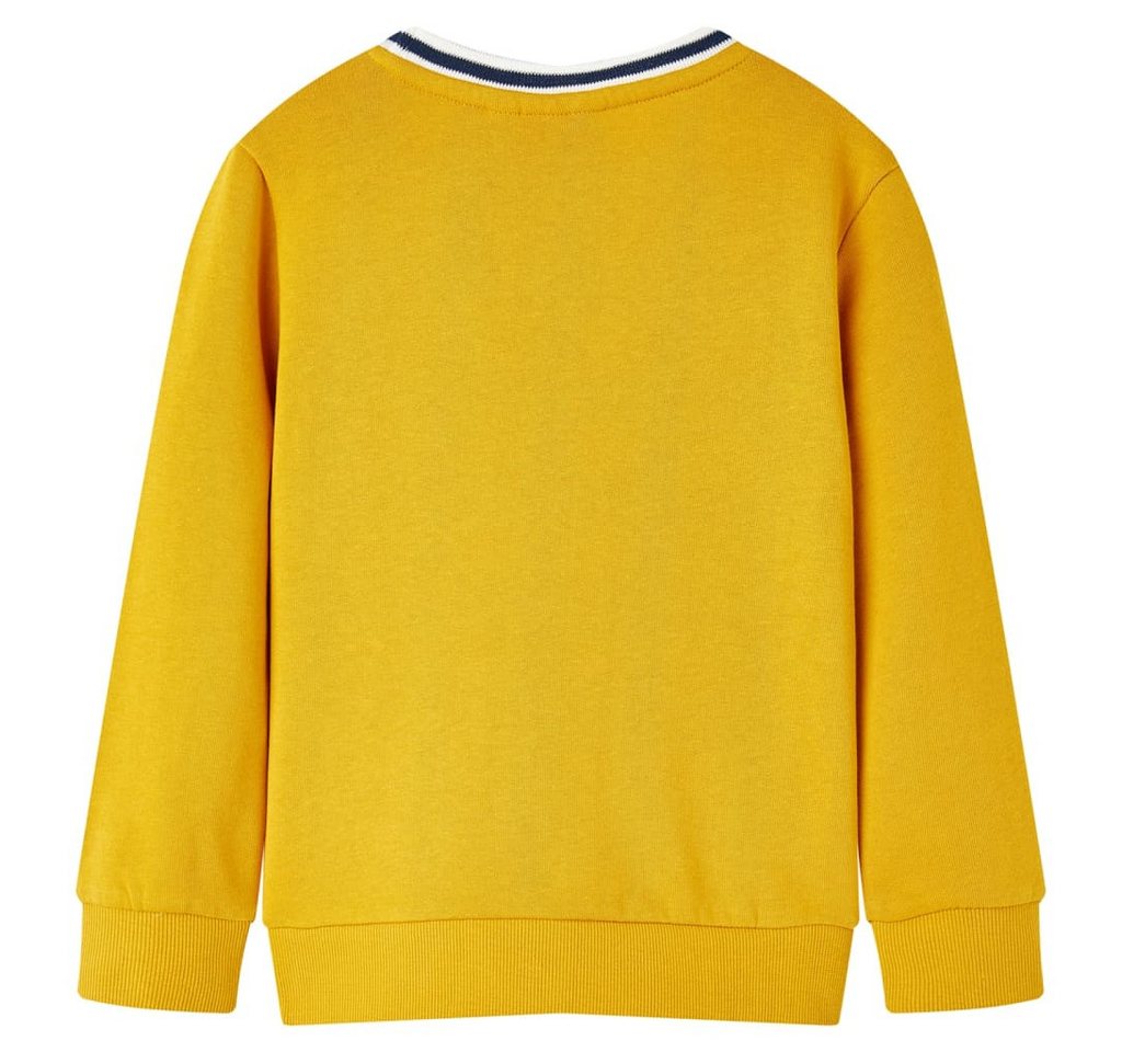 vidaXL Sweatshirt Kinder-Sweatshirt Ocker 128 – Bild 2 von 5
