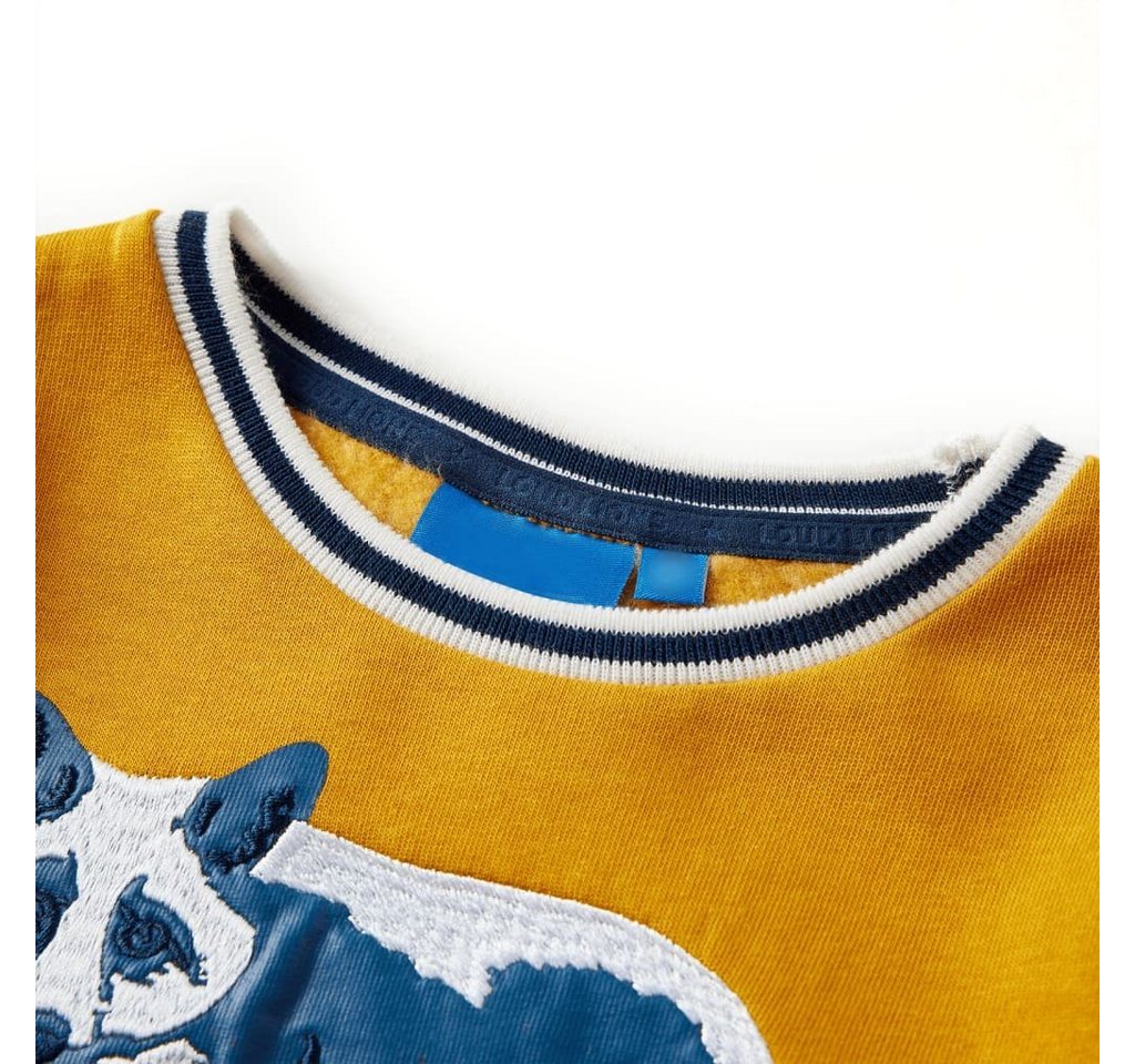 vidaXL Sweatshirt Kinder-Sweatshirt Ocker 128 – Bild 3 von 5