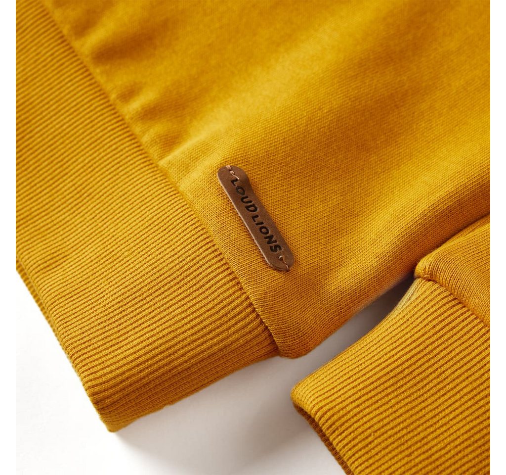 vidaXL Sweatshirt Kinder-Sweatshirt Ocker 128 – Bild 5 von 5