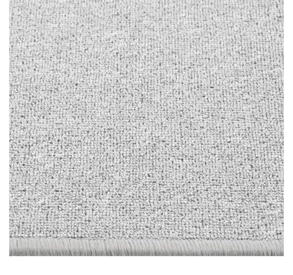 vidaXL Teppich Teppichläufer Hellgrau 80x300 cm, Rechteckig, Höhe: 0.3 mm – Bild 3 von 5