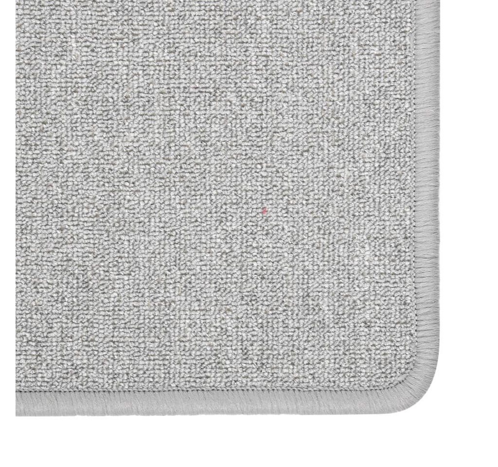 vidaXL Teppich Teppichläufer Hellgrau 80x300 cm, Rechteckig, Höhe: 0.3 mm – Bild 5 von 5
