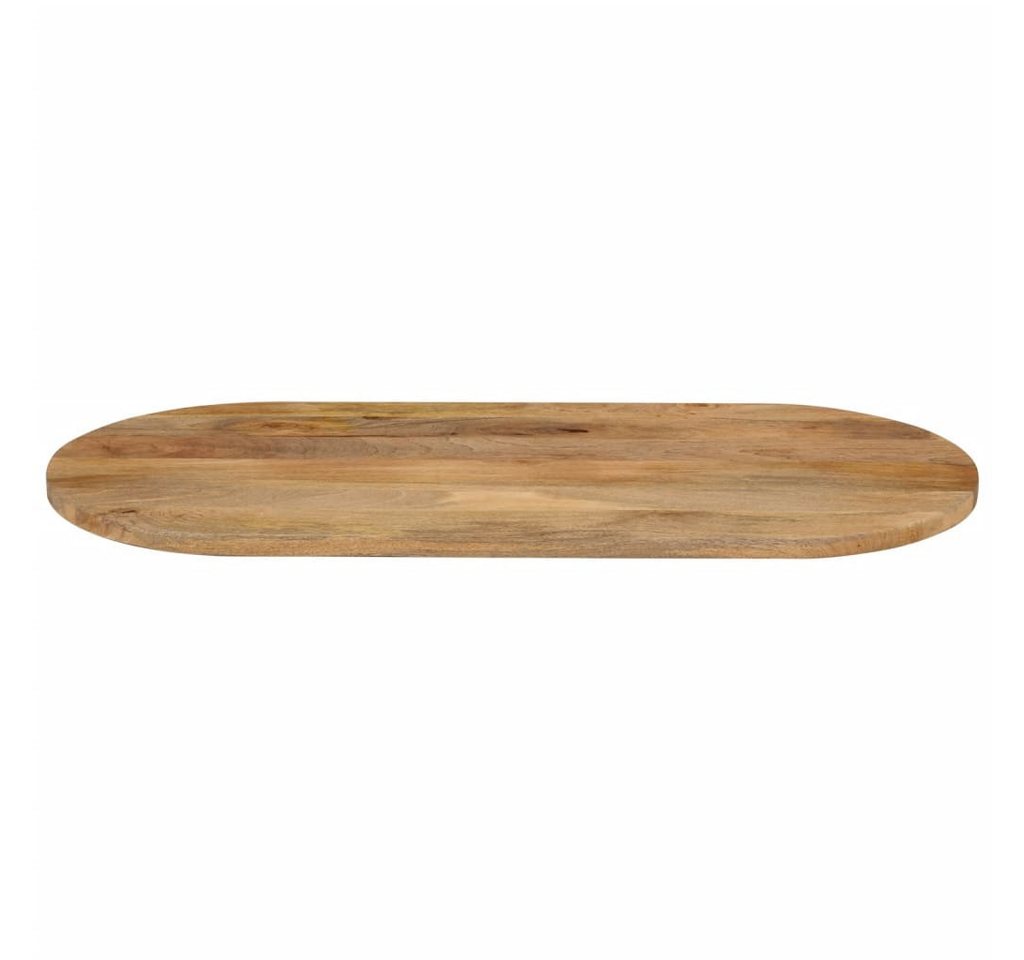 vidaXL Tischplatte Tischplatte 120x60x2,5 cm Oval Massivholz (1 St) – Bild 3 von 5
