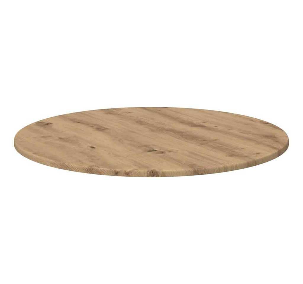 vidaXL Tischplatte Tischplatte Ø 70 x 1,5 cm Rund Holzwerkstoff Artisan-Eiche (1 St) – Bild 5 von 5