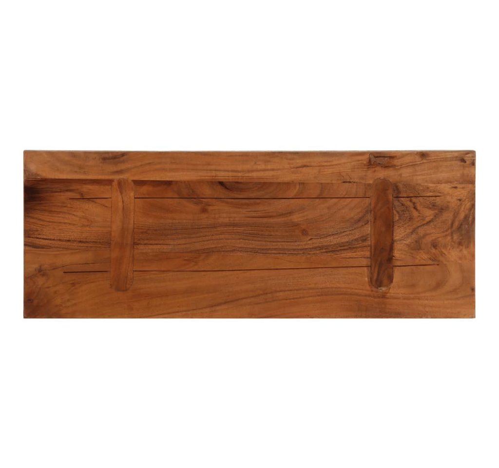 vidaXL Tischplatte Tischplatte 90x20x3,8 cm Rechteckig Altholz Massiv (1 St) – Bild 5 von 5