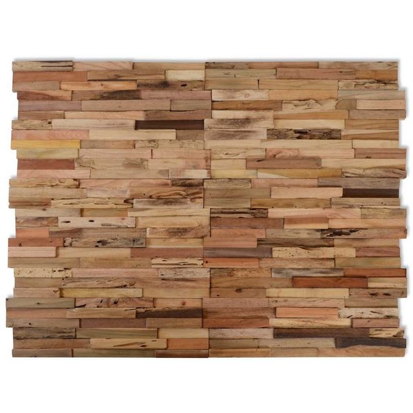 vidaXL Wandpaneel Wandplatten 10 Stk. 1,03 m² Massivholz Altholz, (10-tlg)