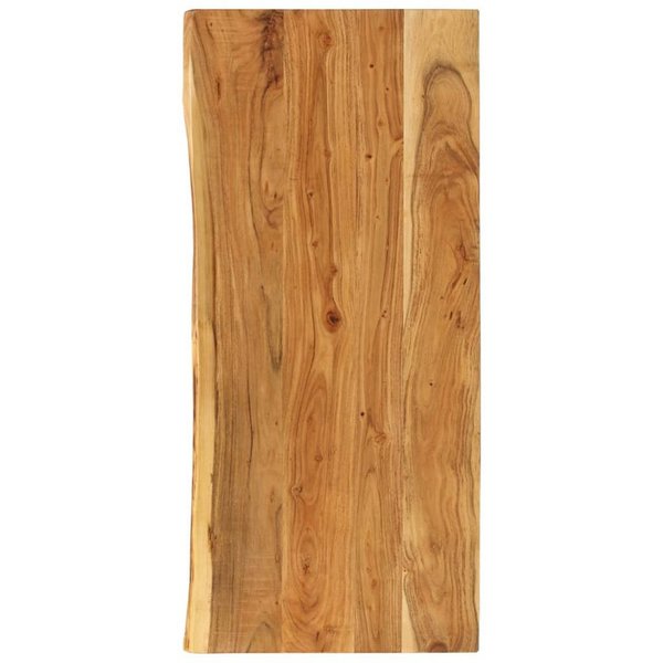 vidaXL Waschtischplatte Badezimmer-Waschtischplatte Massivholz 140x52x3,8 cm