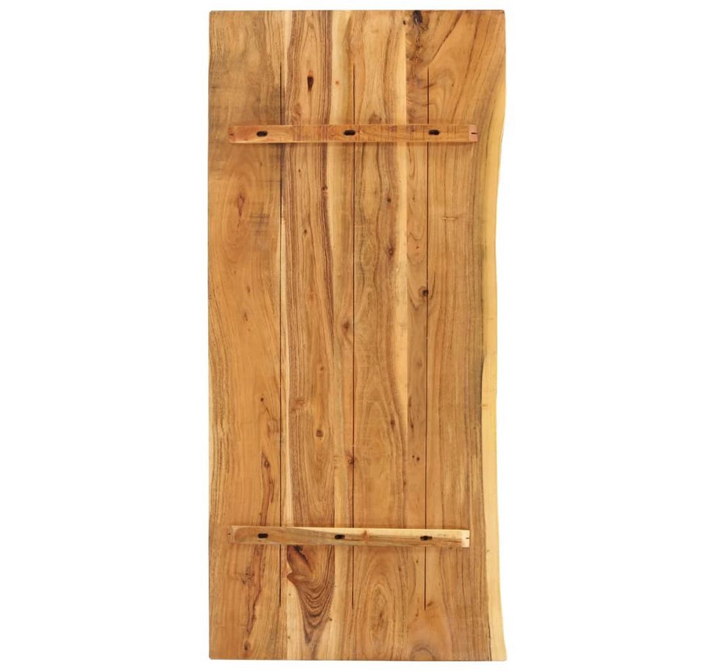 vidaXL Waschtischplatte Badezimmer-Waschtischplatte Massivholz 140x52x3,8 cm – Bild 2 von 5