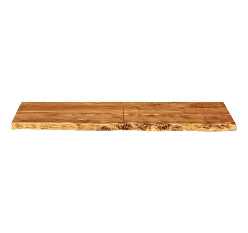 vidaXL Waschtischplatte Badezimmer-Waschtischplatte Massivholz 140x52x3,8 cm – Bild 3 von 5