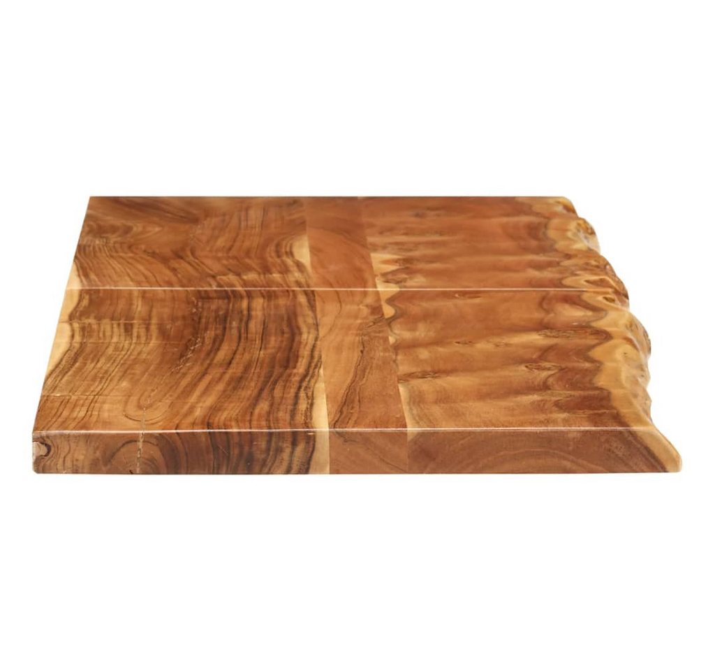 vidaXL Waschtischplatte Badezimmer-Waschtischplatte Massivholz 140x52x3,8 cm – Bild 4 von 5