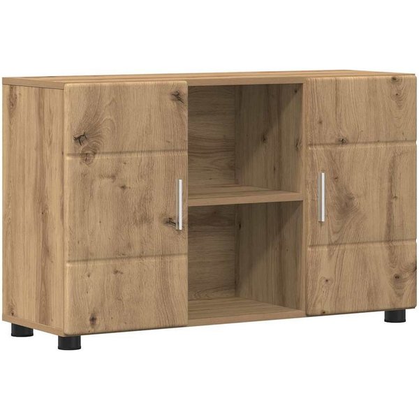 vidaXL Wohnzimmer-Set Sideboard FLORIN 88,5 x 30,5 x 55,5 cm Artisan-Eiche, (1-St)