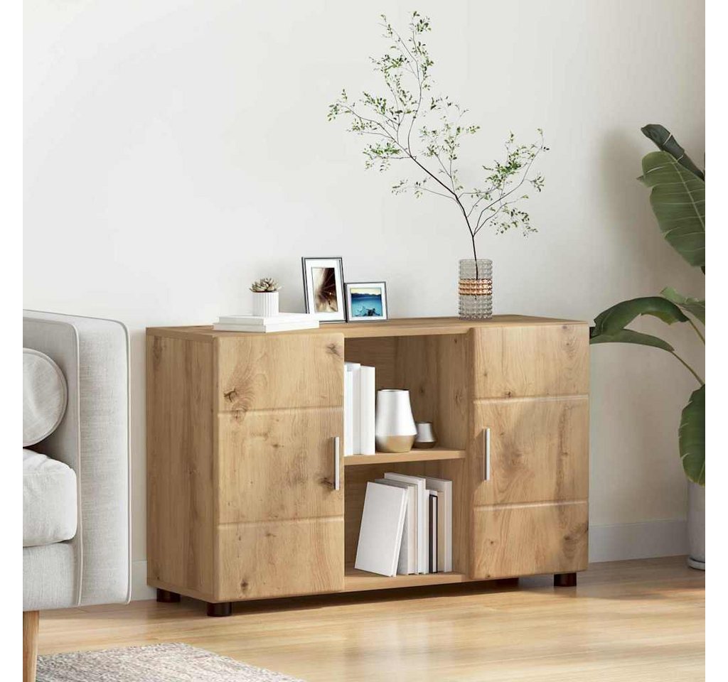 vidaXL Wohnzimmer-Set Sideboard FLORIN 88,5 x 30,5 x 55,5 cm Artisan-Eiche, (1-St) – Bild 2 von 5