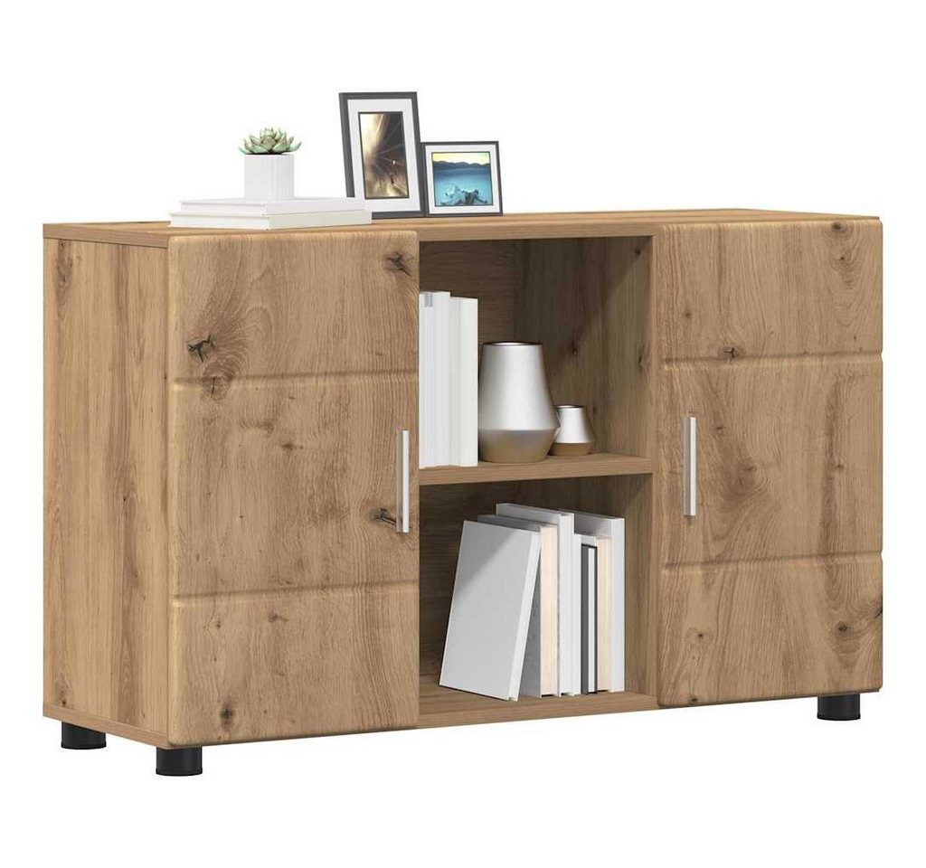 vidaXL Wohnzimmer-Set Sideboard FLORIN 88,5 x 30,5 x 55,5 cm Artisan-Eiche, (1-St) – Bild 3 von 5