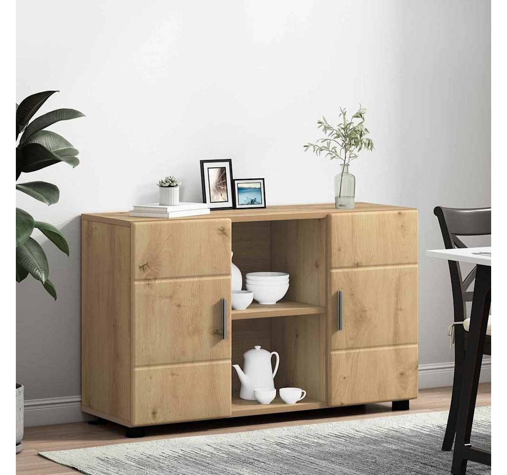 vidaXL Wohnzimmer-Set Sideboard FLORIN 88,5 x 30,5 x 55,5 cm Artisan-Eiche, (1-St) – Bild 4 von 5