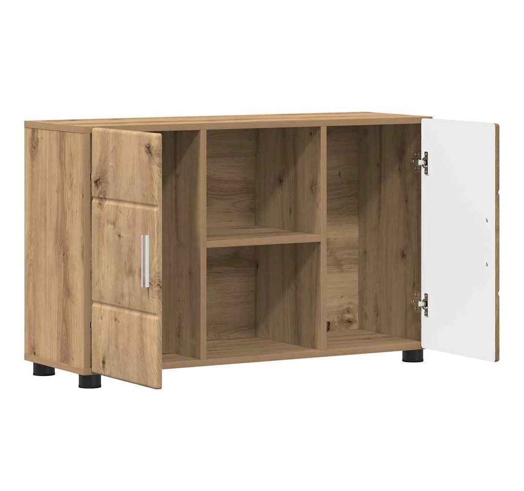 vidaXL Wohnzimmer-Set Sideboard FLORIN 88,5 x 30,5 x 55,5 cm Artisan-Eiche, (1-St) – Bild 5 von 5