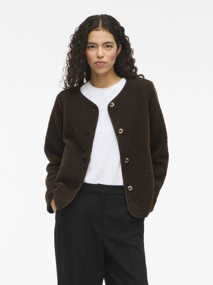 Vila Lederjacke VIADA TEDDY JACKET - NOOS 196326 Coffee Bean – Bild 3 von 5