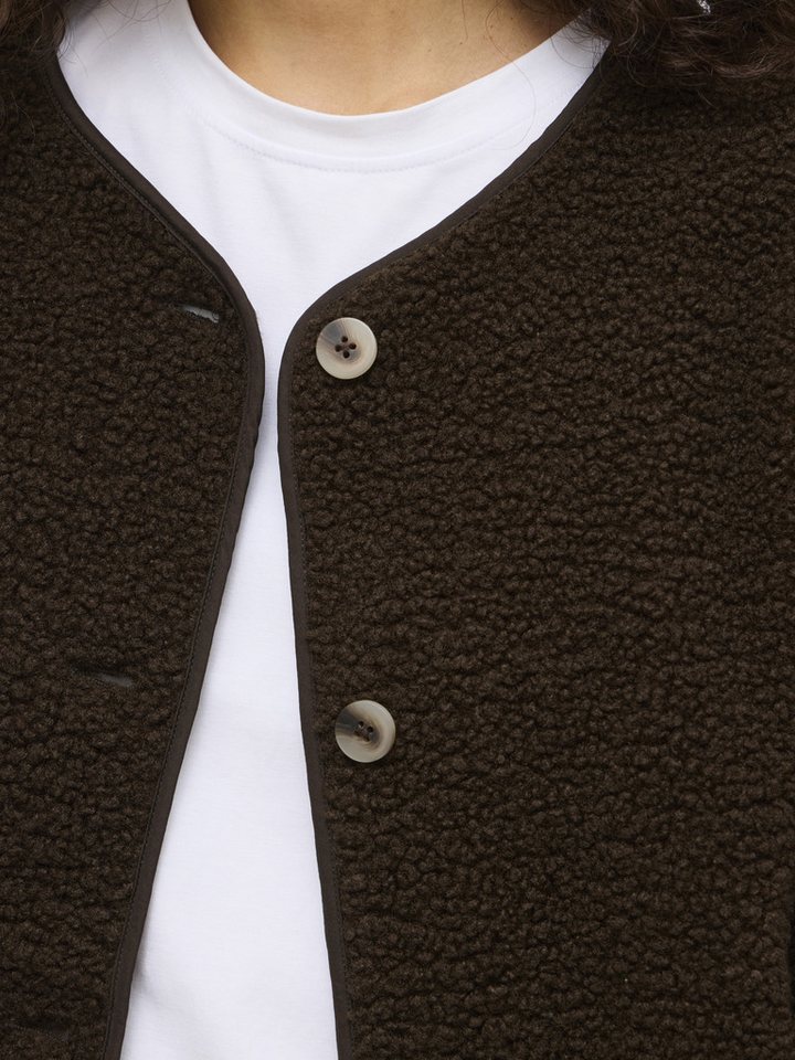 Vila Lederjacke VIADA TEDDY JACKET - NOOS 196326 Coffee Bean – Bild 4 von 5