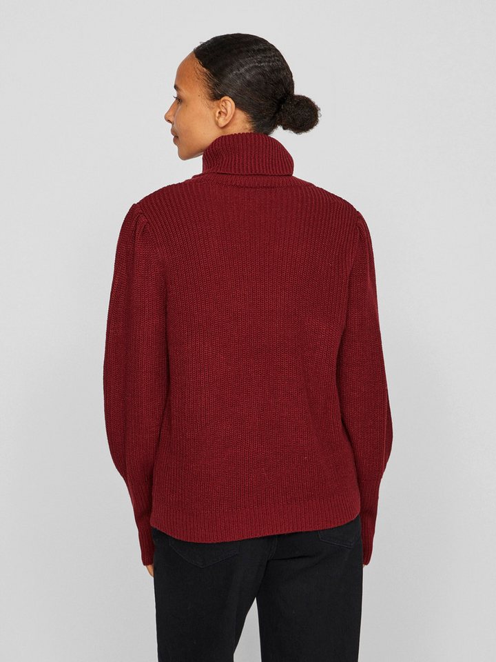 Vila Rollkragenpullover VILOU (1-tlg) Drapiert/gerafft – Bild 2 von 5